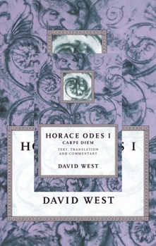 Paperback Horace Odes I: Carpe Diem Book