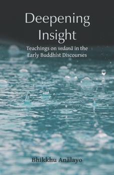 Paperback Deepening Insight: Teachings on vedan&#257; in the Early Buddhist Discourses Book