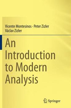 Paperback An Introduction to Modern Analysis Book