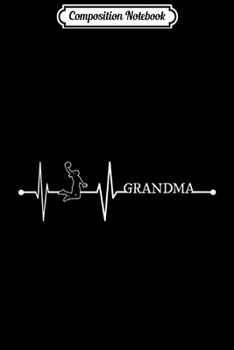 Composition Notebook: Basketball Player Grandma EKG Heartbeat Pulse Funny Gift Journal/Notebook Blank Lined Ruled 6x9 100 Pages
