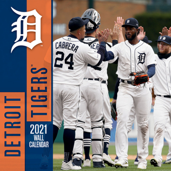 Calendar Detroit Tigers 2021 12x12 Team Wall Calendar Book