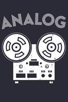 Paperback Analog: Sound Engineer Lined Notebook, Journal, Organizer, Diary, Composition Notebook, Gifts for Engineers and Engineering St Book