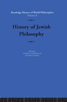 Hardcover History of Jewish Philosophy Book