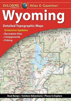 Paperback Delorme Atlas & Gazetteer: Wyoming Book