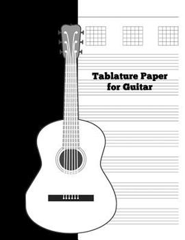 Paperback Tablature Paper for Guitar Book