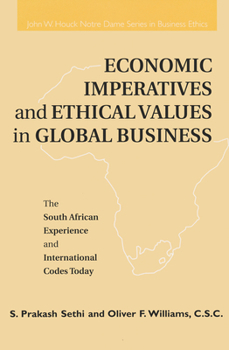 Paperback Economic Imperatives and Ethical Values in Global Business Book
