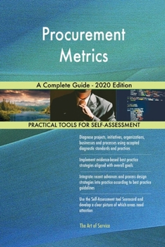 Paperback Procurement Metrics A Complete Guide - 2020 Edition Book
