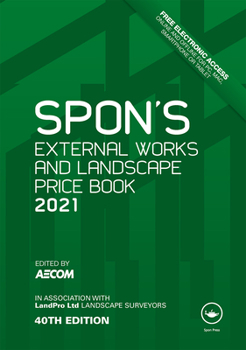 Hardcover Spon's External Works and Landscape Price Book 2021 Book