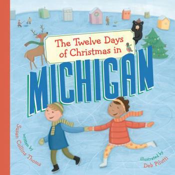 Hardcover The Twelve Days of Christmas in Michigan Book