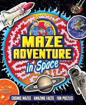 Paperback Maze Adventure in Space Book