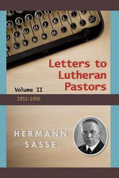 Hardcover Letters to Lutheran Pastors Volume II Book