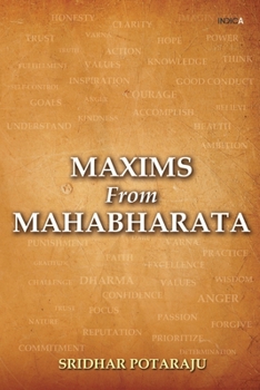 Paperback Maxims from Mahabharata Book