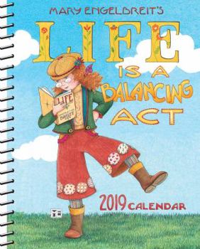 Calendar Mary Engelbreit 2019 Monthly/Weekly Planner Calendar: Life is a Balancing Act Book