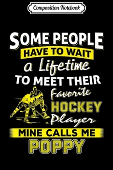 Paperback Composition Notebook: Ice Hockey Players Pepe Father's Day Journal/Notebook Blank Lined Ruled 6x9 100 Pages Book
