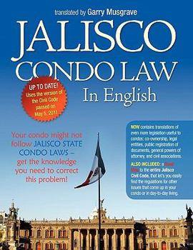 Paperback Jalisco Condo Law in English Book