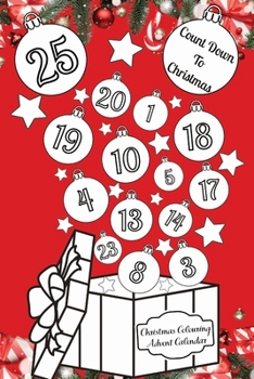 Paperback Christmas Colouring Advent Calender: Count down to Christmas Book