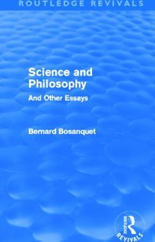 Paperback Science and Philosophy (Routledge Revivals) Book