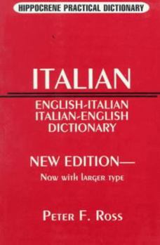 Paperback Italian/English-English/Italian Practical Dictionary [Large Print] Book