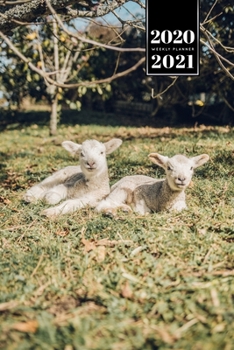 Sheep Lamm Shepherd Herder Farmer Week Planner Weekly Organizer Calendar 2020 / 2021 - Two Dwarves: Cute Wildlife Animal Pet Bullet Journal Notebook Diary in 6” x 9” Inch Pocket Size