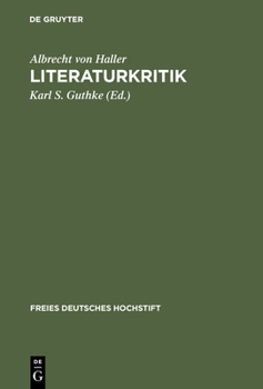 Hardcover Literaturkritik [German] Book