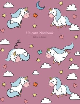 Magical Unicorn #01, Unicorn Wide Ruled Journal Notebook for Kids, Unicorn Diary for Kids, Unicorn Notebook for Girls: Wide Blank Lined Journal for ... Perfect for Doodle, Drawing, Writing Notes