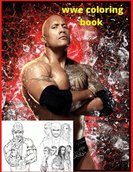 Paperback WWE Coloring Book: Coloring Book for Kids and Adults with Fun, Easy, and Relaxing Book