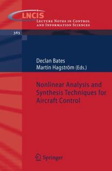 Paperback Nonlinear Analysis and Synthesis Techniques for Aircraft Control Book