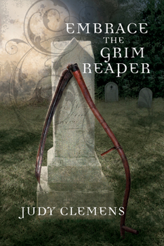 Paperback Embrace the Grim Reaper: A Grim Reaper Mystery [Large Print] Book