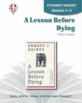 Paperback A Lesson Before Dying - Student Packet by Novel Units Book