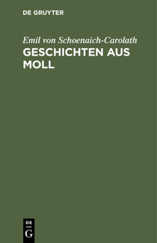 Hardcover Geschichten Aus Moll [German] Book