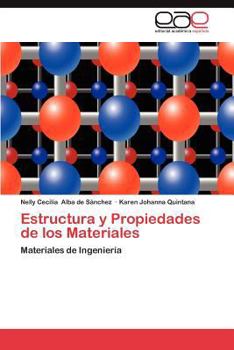 Paperback Estructura y Propiedades de Los Materiales [Spanish] Book