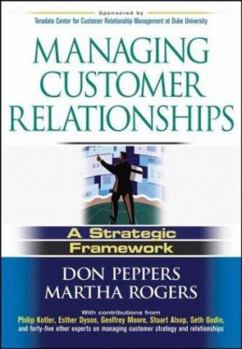 Hardcover Managing Customer Relationships: A Strategic Framework Book