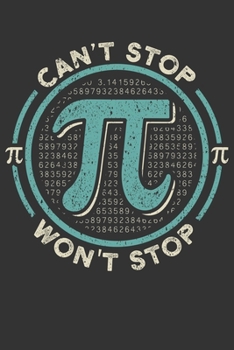 2020 Week To View Dated Planner Diary: 6x9 Inches Paperback Pi Day Can't Stop Won't Stop Math STEM