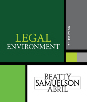 Hardcover Legal Environment Book