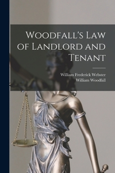 Paperback Woodfall's Law of Landlord and Tenant Book