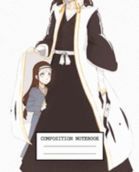 Paperback Composition Notebook: Anime Bleach Soft Glossy Cover Wide Ruled Lined Pages Book 7.5 x 9.25 Inches 110 Pages Book