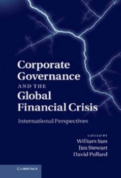 Hardcover Corporate Governance and the Global Financial Crisis Book