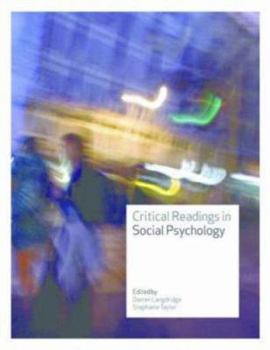 Paperback Critical Readings in Social Psychology Book