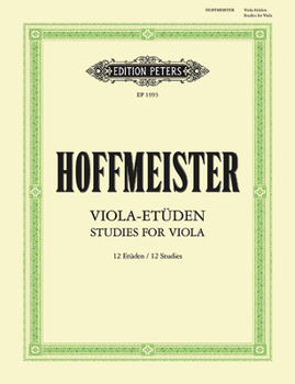 Paperback Studies for Viola: 12 Studies Book