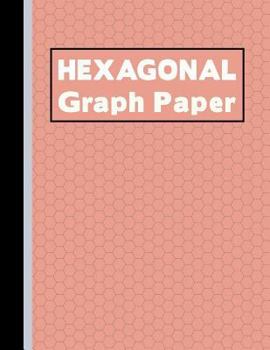 Paperback Hexagonal Graph Paper: Small Hexes Notebook Pink Book