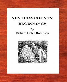 Paperback Ventura County Beginnings Book