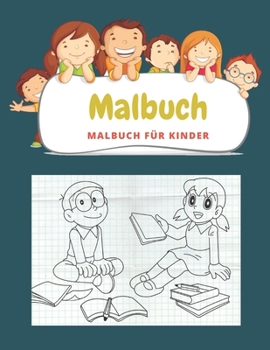 Paperback Malbuch: Malbuch für Kinder- Kunst für Kinder im Alter von 4-8. [German] Book