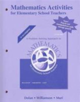 Paperback Mathematics Activities for Elementary School Teachers, Problem Solving Approach to Mathematics Book