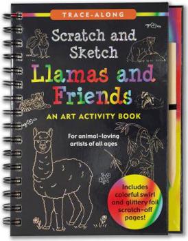 Hardcover Scratch & Sketch Llamas & Frie Book