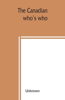 Paperback The Canadian who's who Book