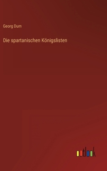 Hardcover Die spartanischen Königslisten [German] Book