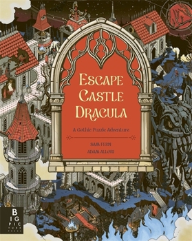 Hardcover Escape Castle Dracula: A Gothic Puzzle Adventure Book