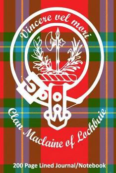 Paperback Clan MacLaine of Lochbuie 200 Page Lined Journal/Notebook Book
