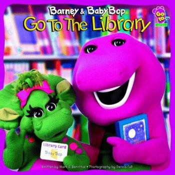 Paperback Barney and Baby Bop Go to the Library Book