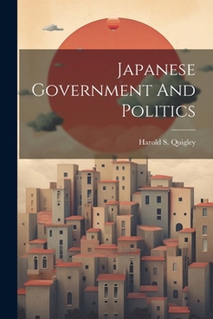 Paperback Japanese Government And Politics Book